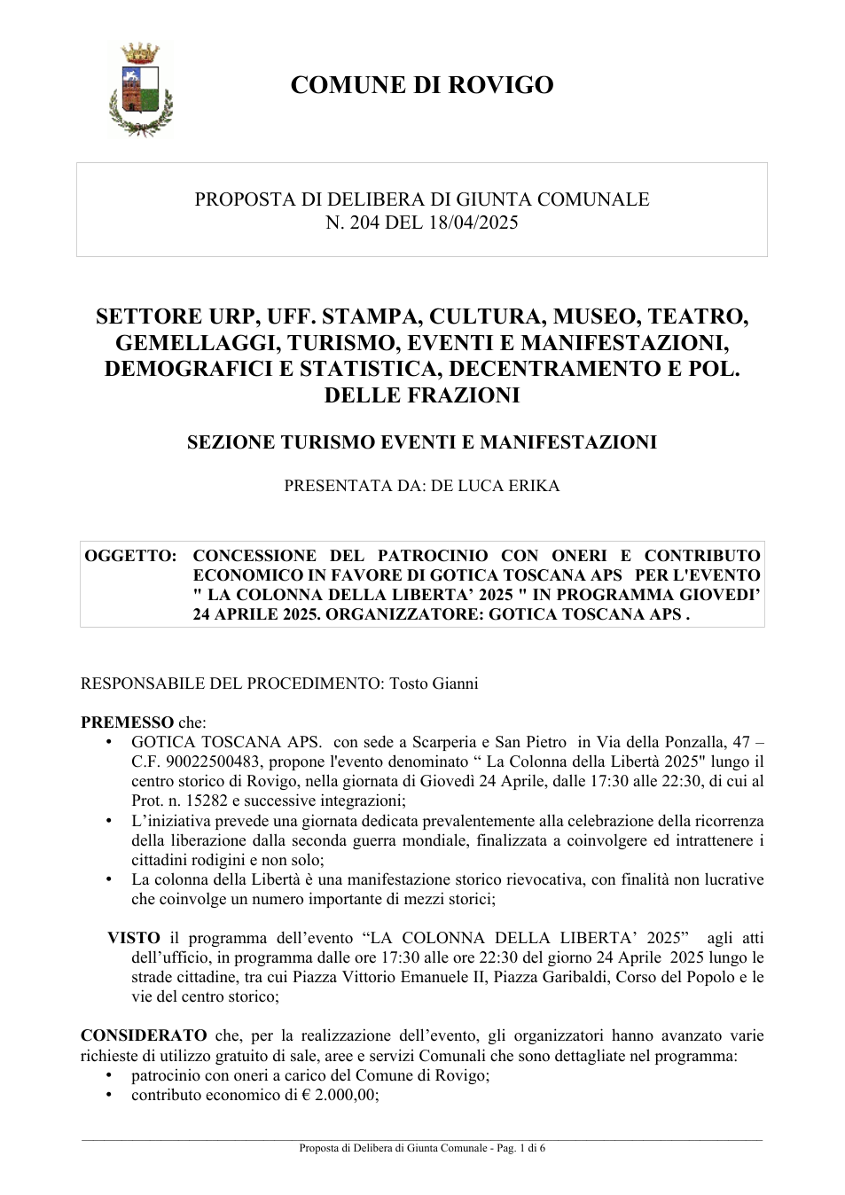 Pagina 1 del documento