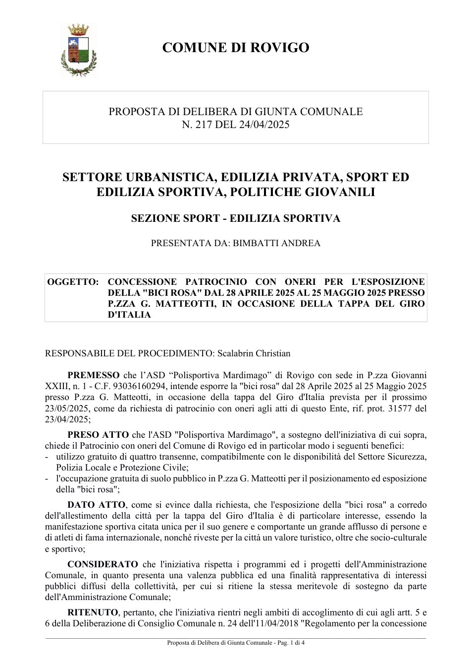 Pagina 1 del documento