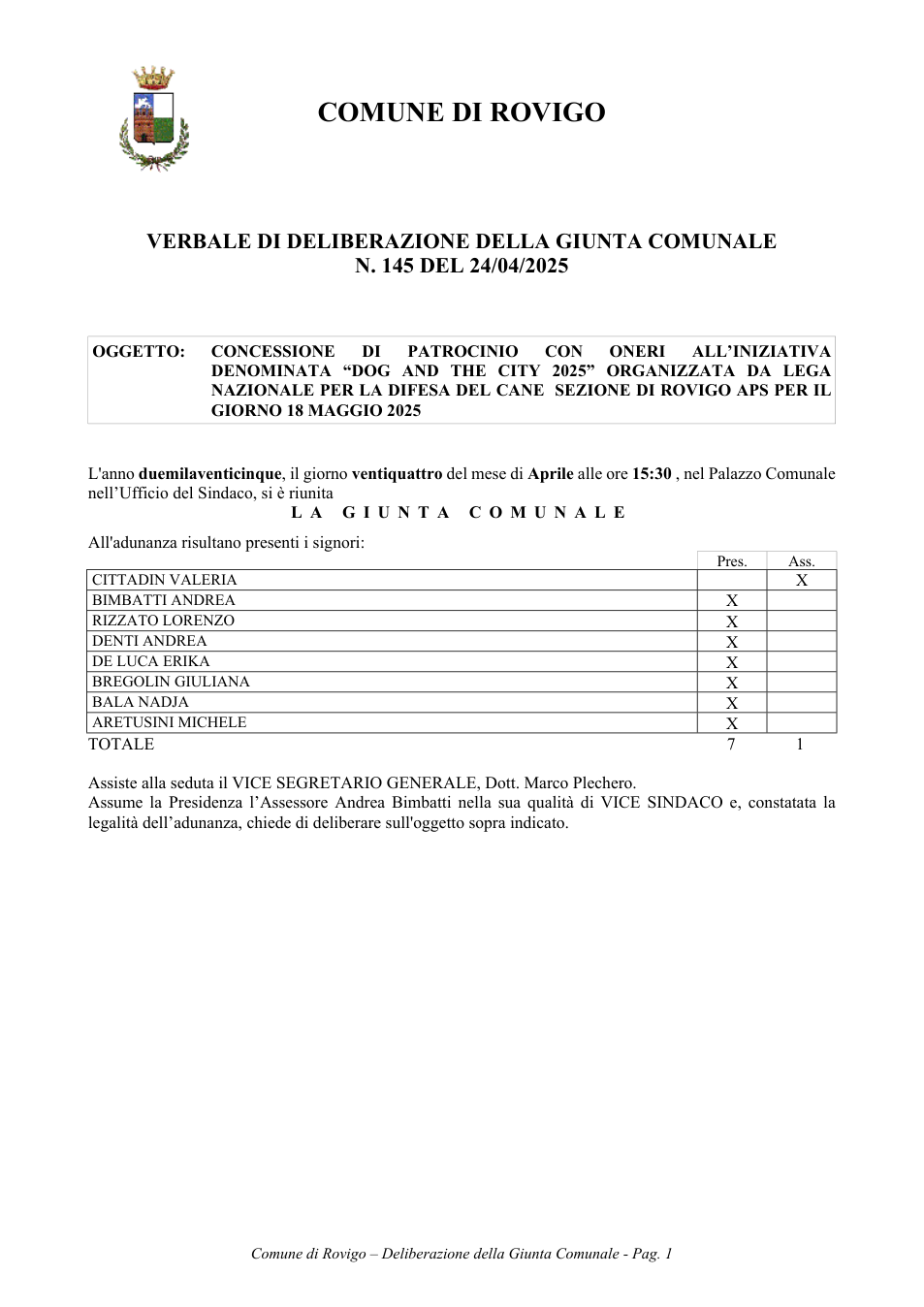 Pagina 1 del documento