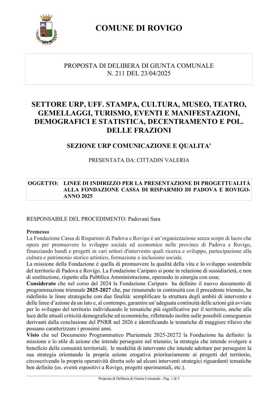 Pagina 1 del documento