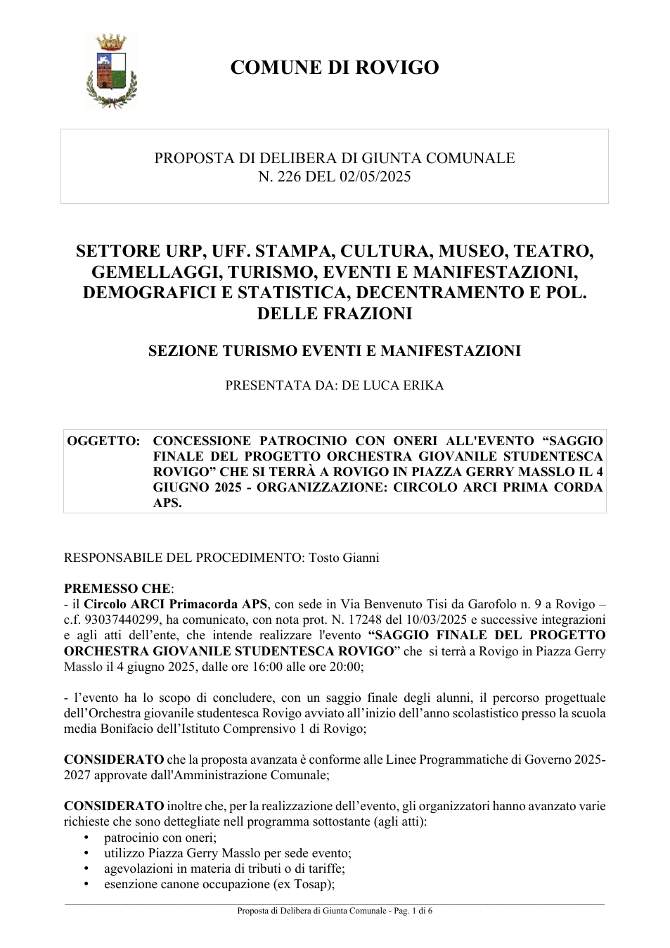 Pagina 1 del documento