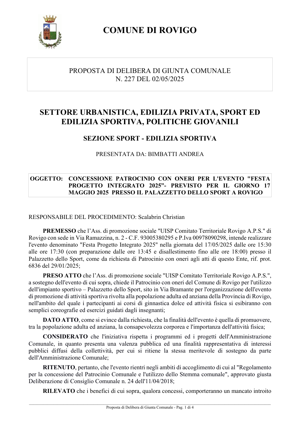 Pagina 1 del documento