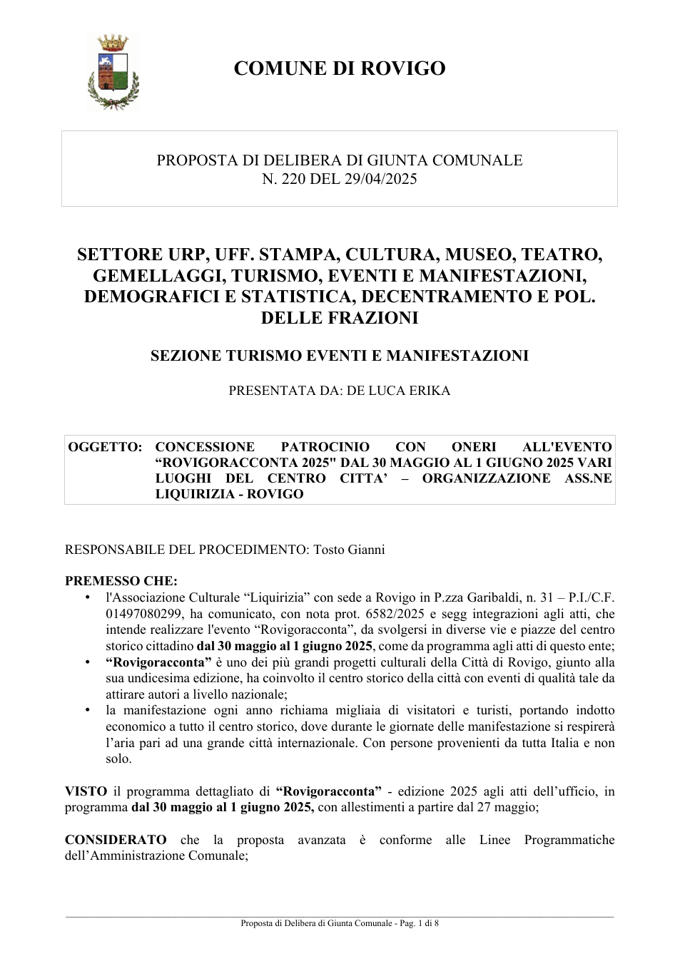 Pagina 1 del documento