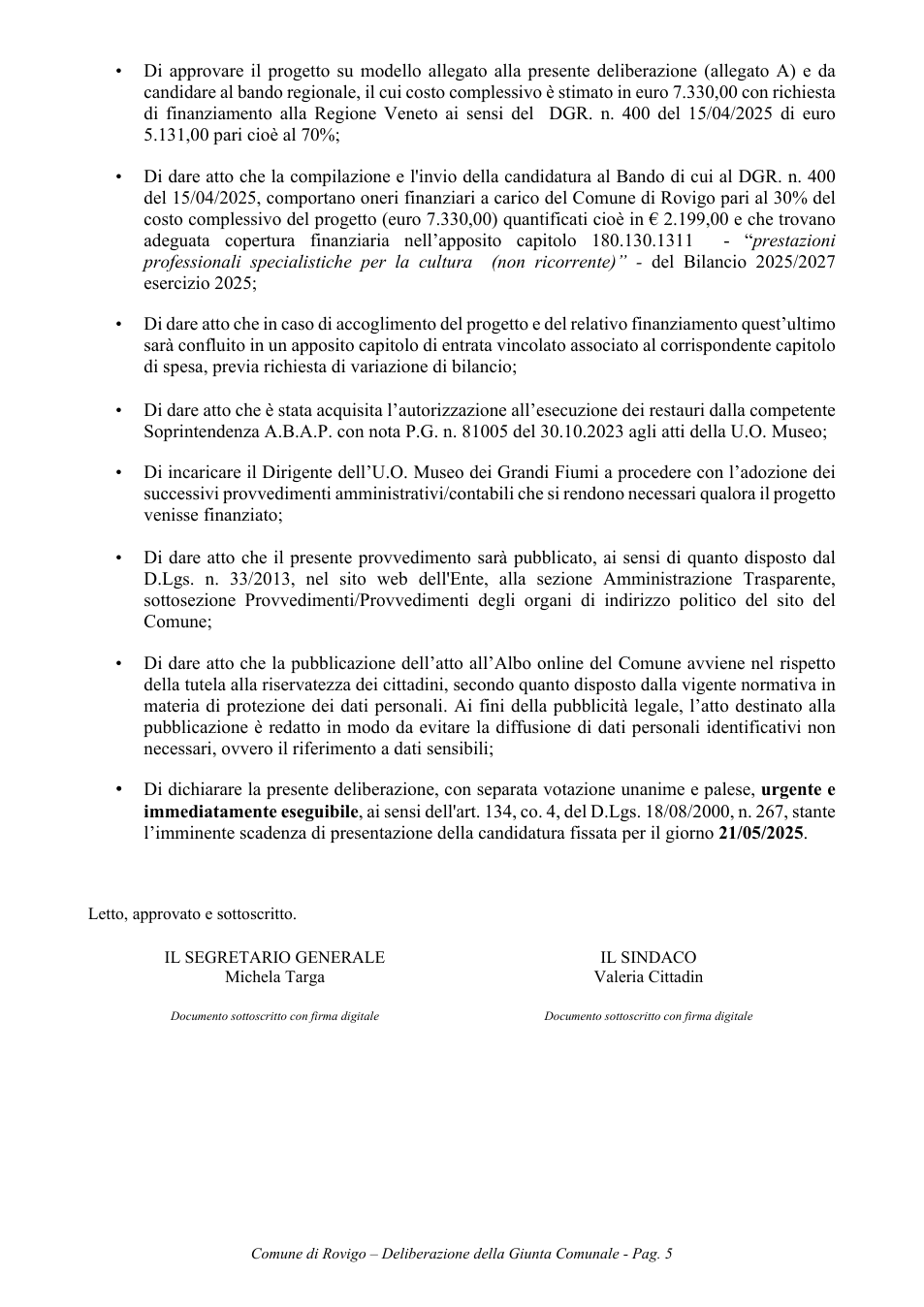 Pagina 5 del documento