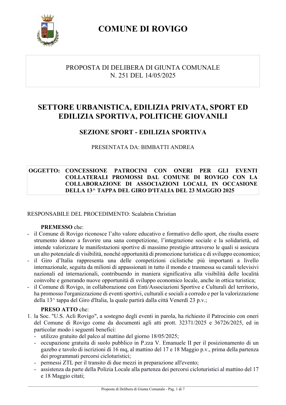 Pagina 1 del documento