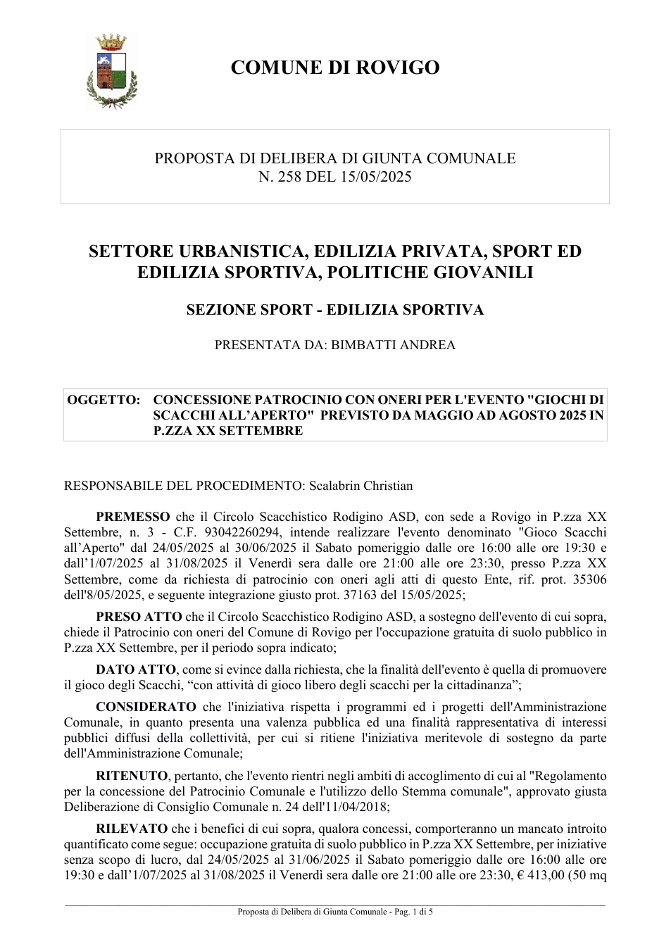 Pagina 1 del documento