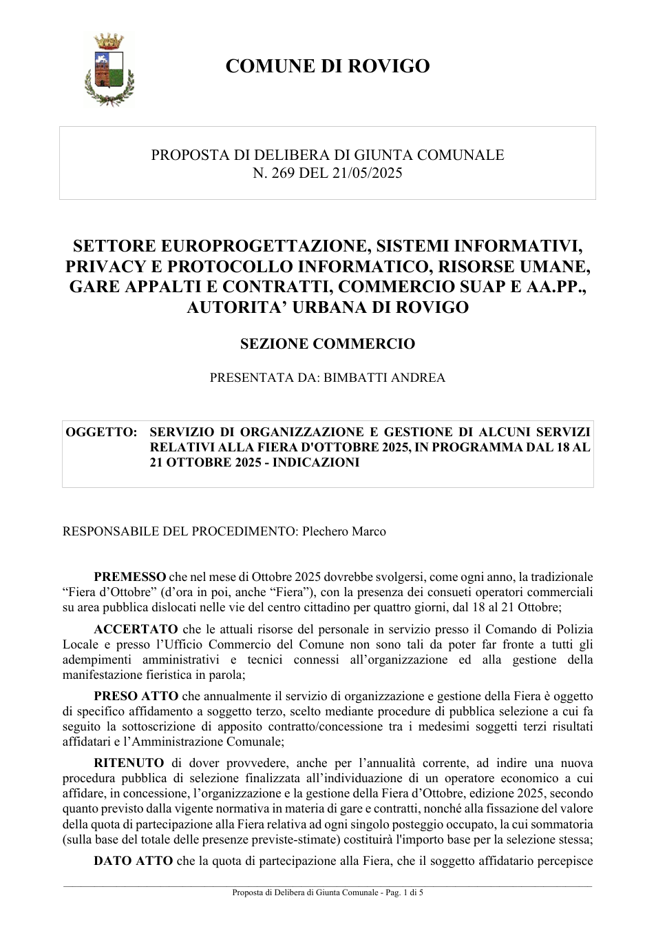 Pagina 1 del documento