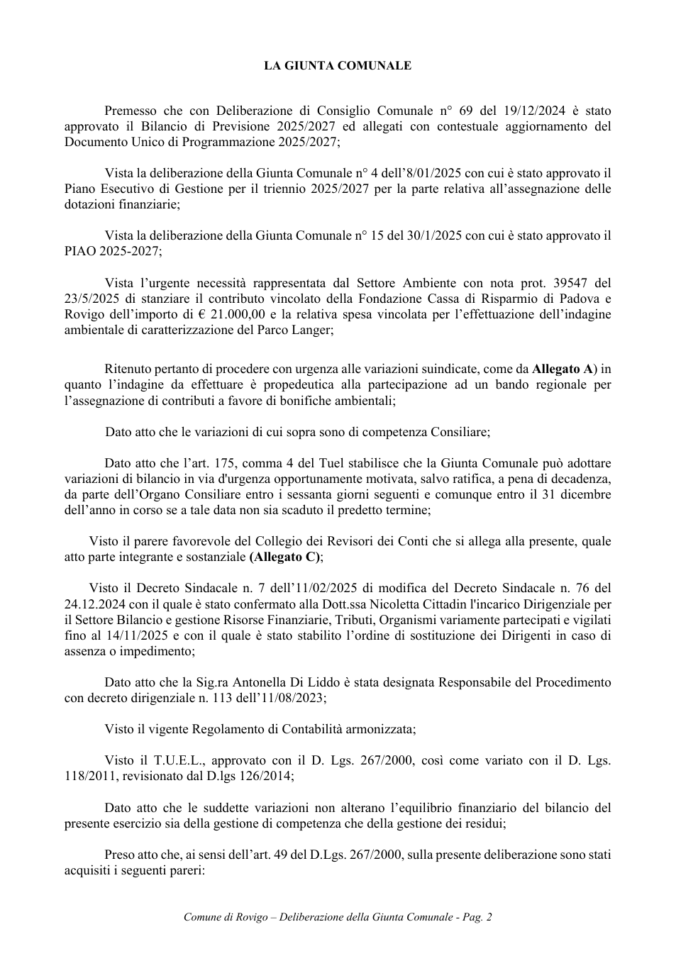 Pagina 2 del documento