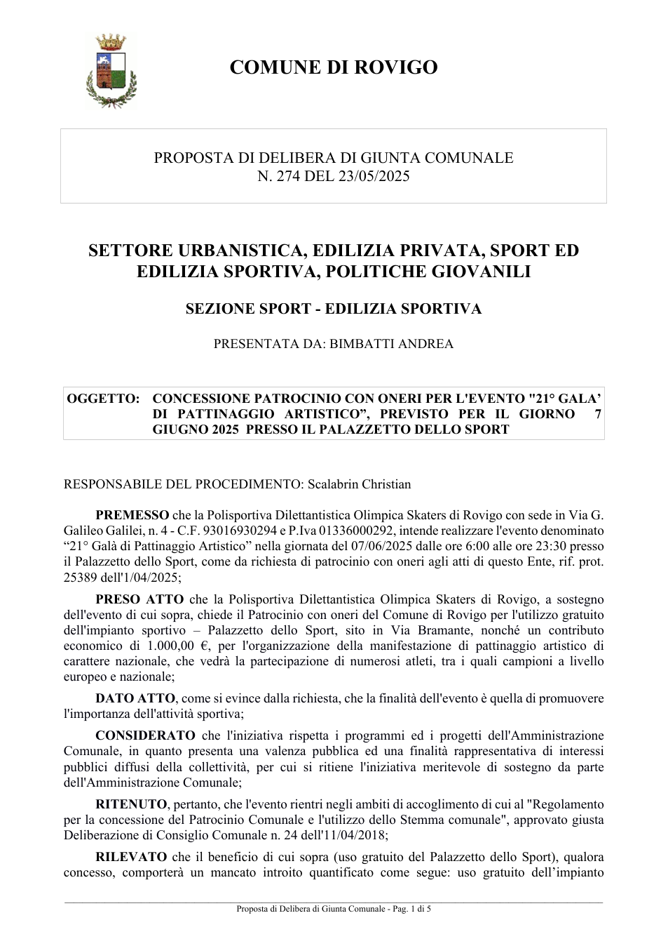 Pagina 1 del documento
