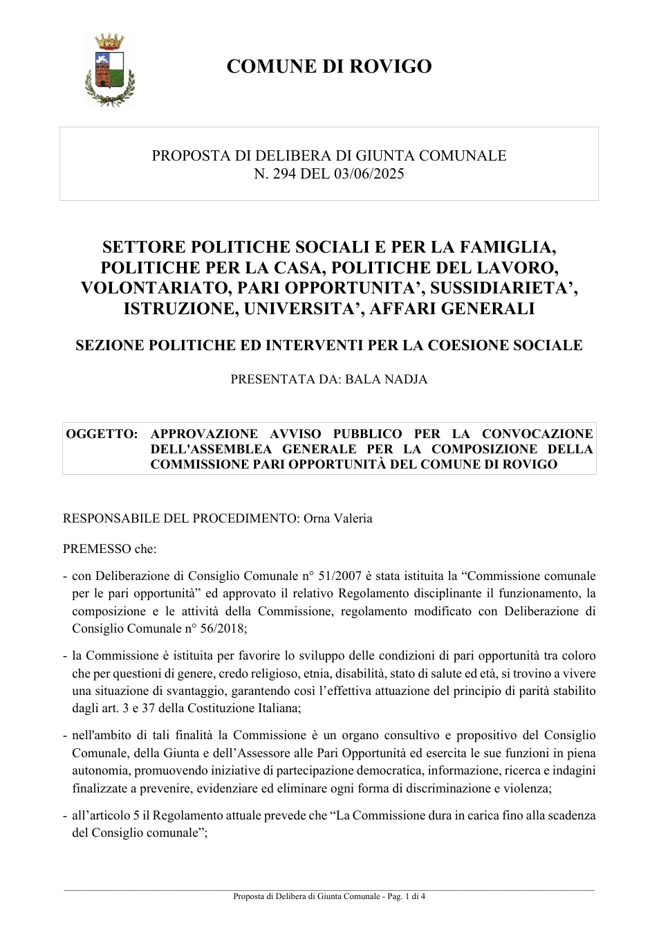 Pagina 1 del documento