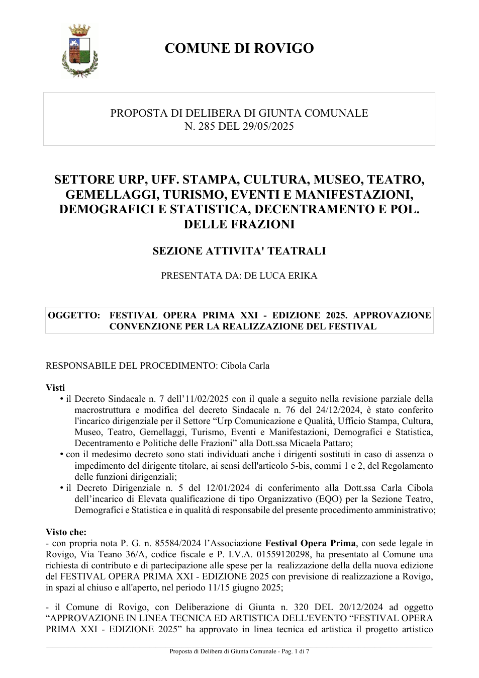 Pagina 1 del documento