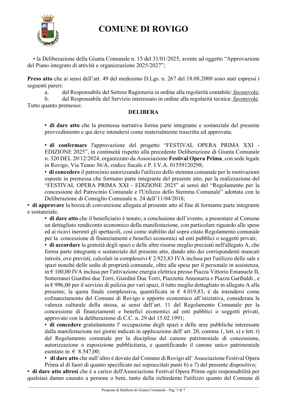 Pagina 5 del documento
