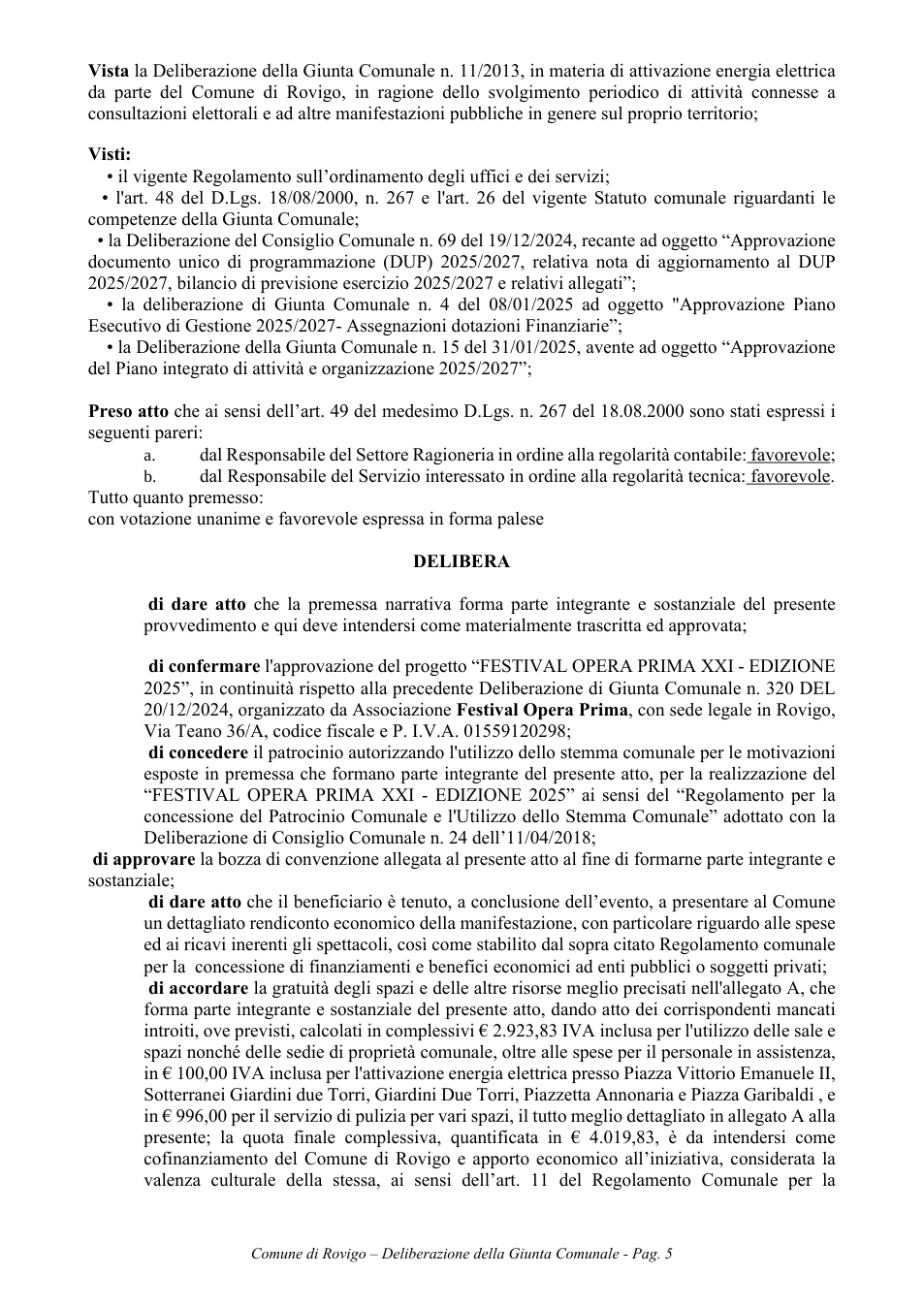 Pagina 5 del documento