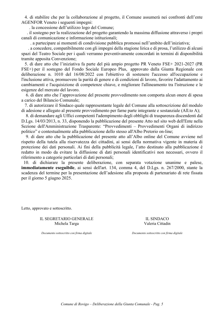 Pagina 5 del documento