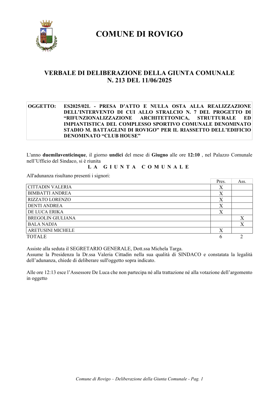 Pagina 1 del documento