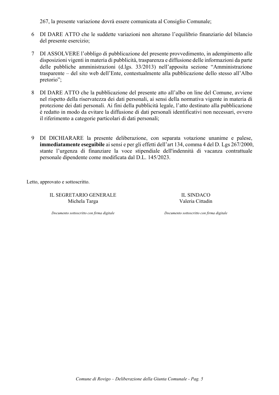 Pagina 5 del documento