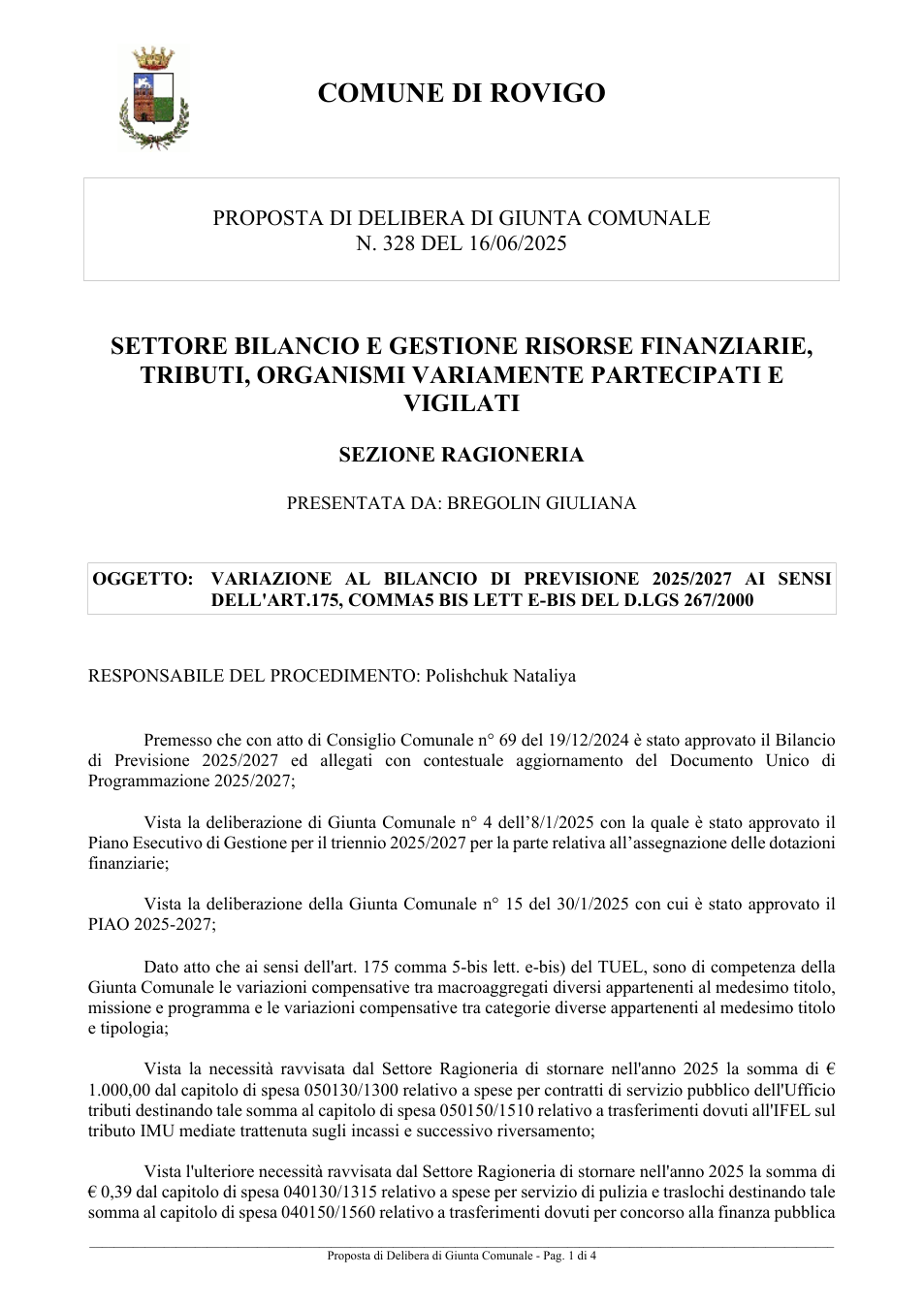 Pagina 1 del documento