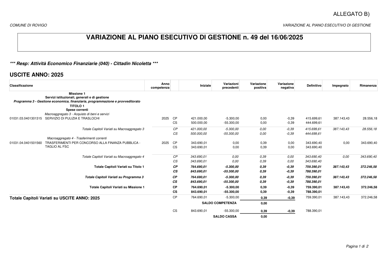 Pagina 1 del documento