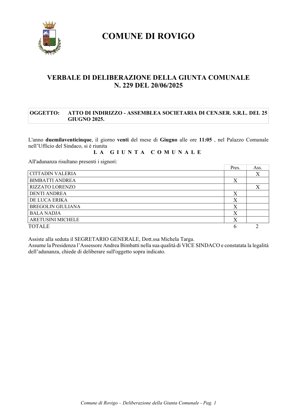 Pagina 1 del documento