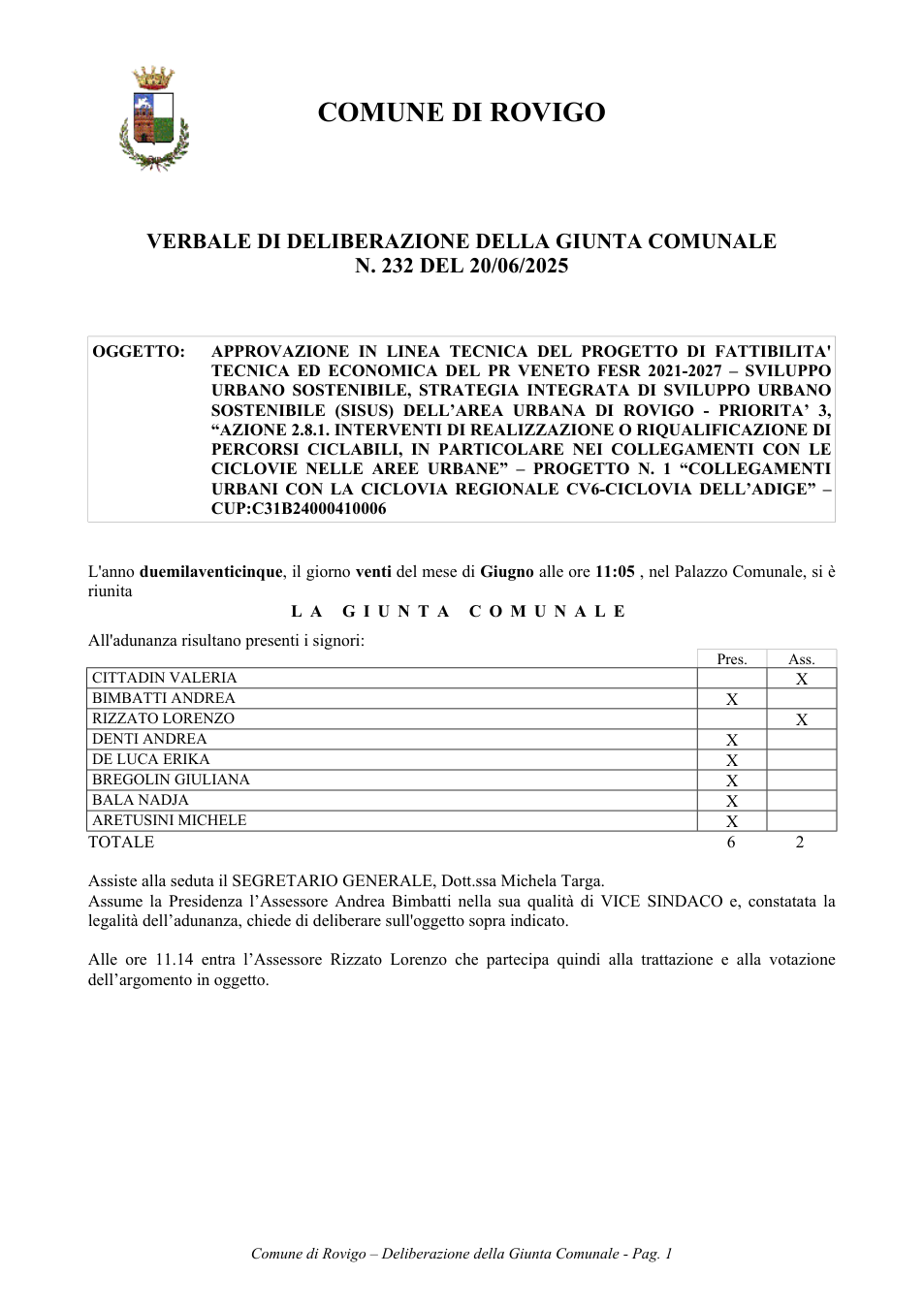 Pagina 1 del documento