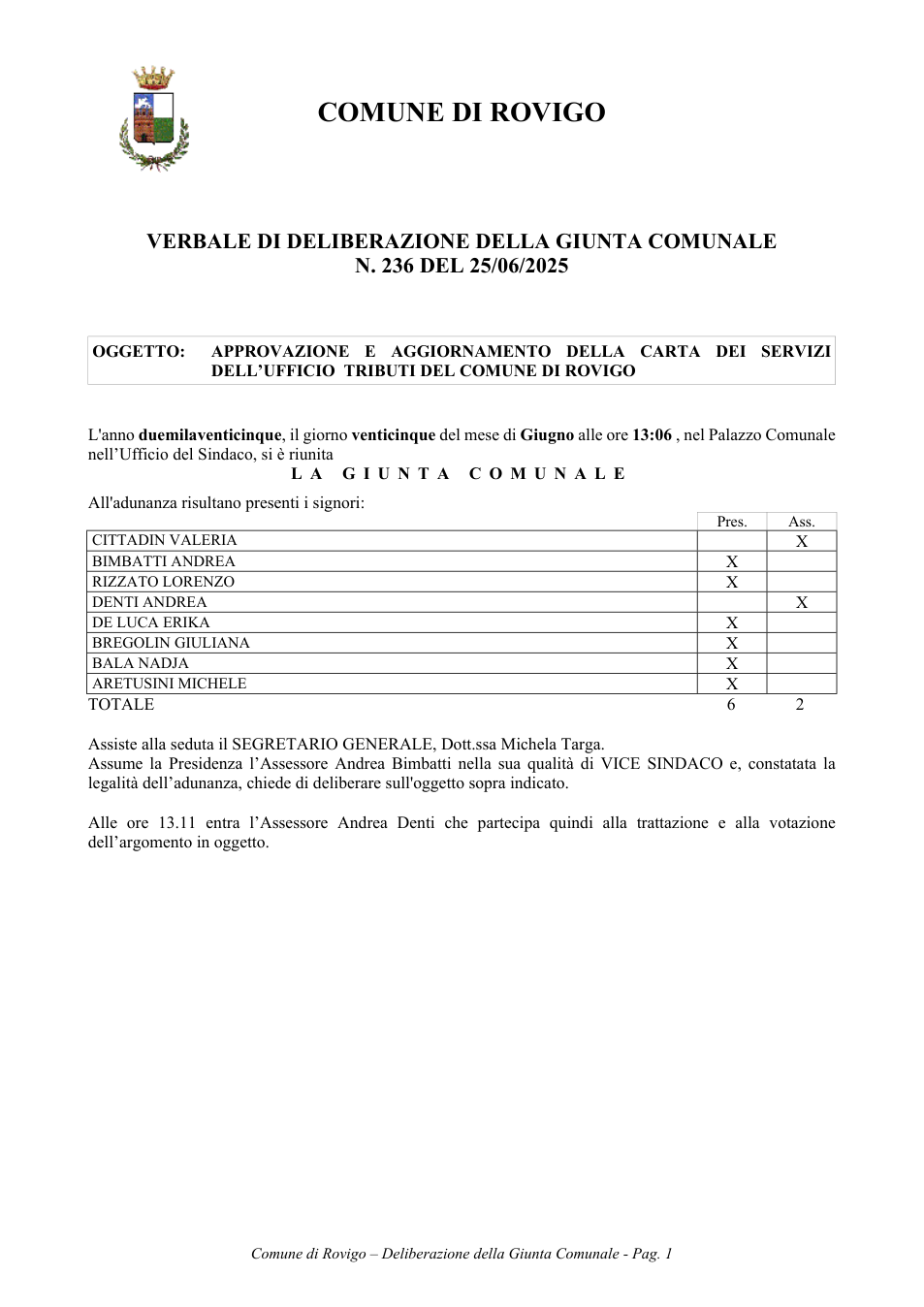 Pagina 1 del documento
