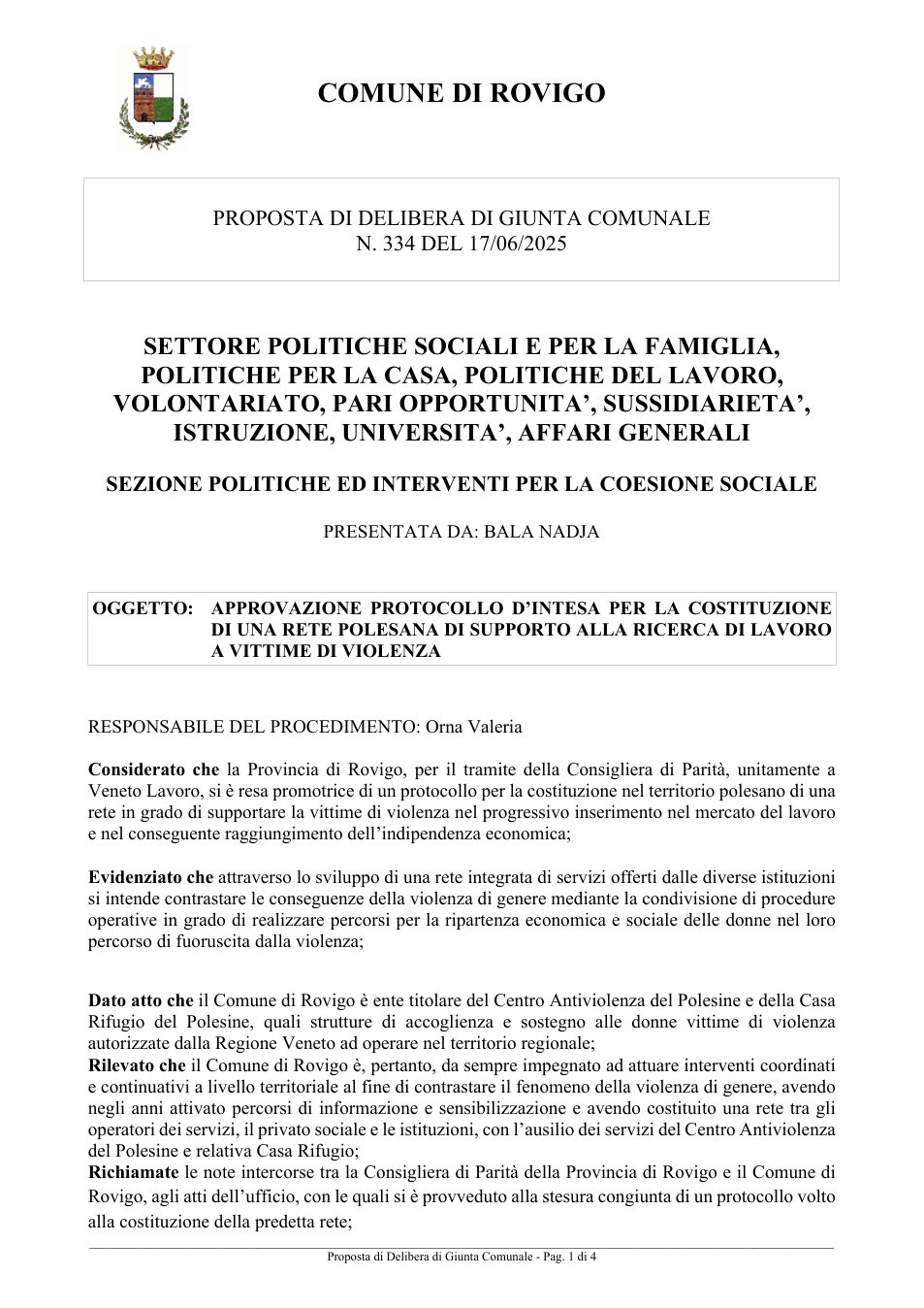 Pagina 1 del documento