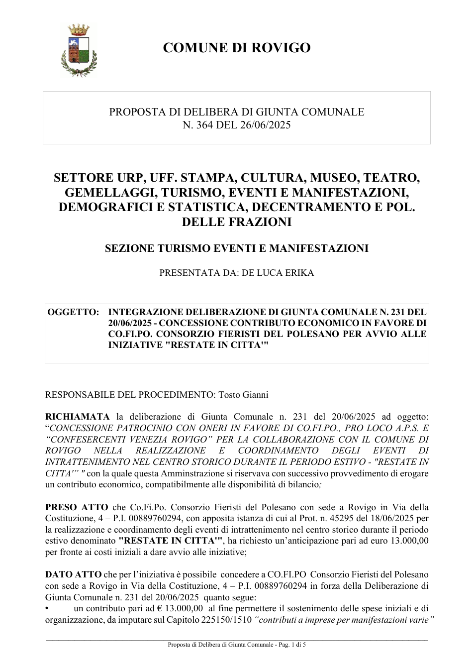 Pagina 1 del documento