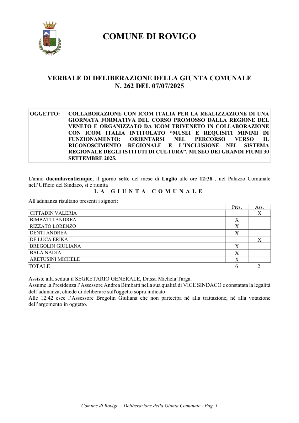 Pagina 1 del documento