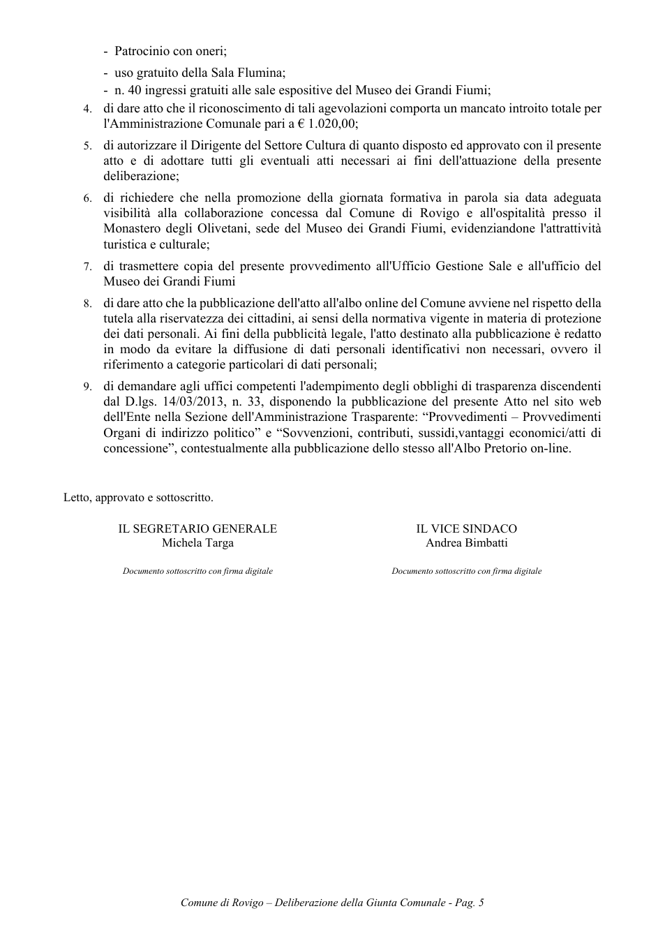 Pagina 5 del documento