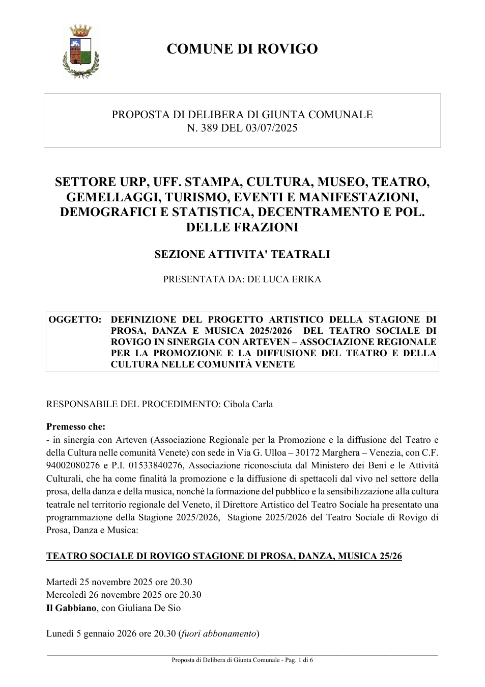 Pagina 1 del documento