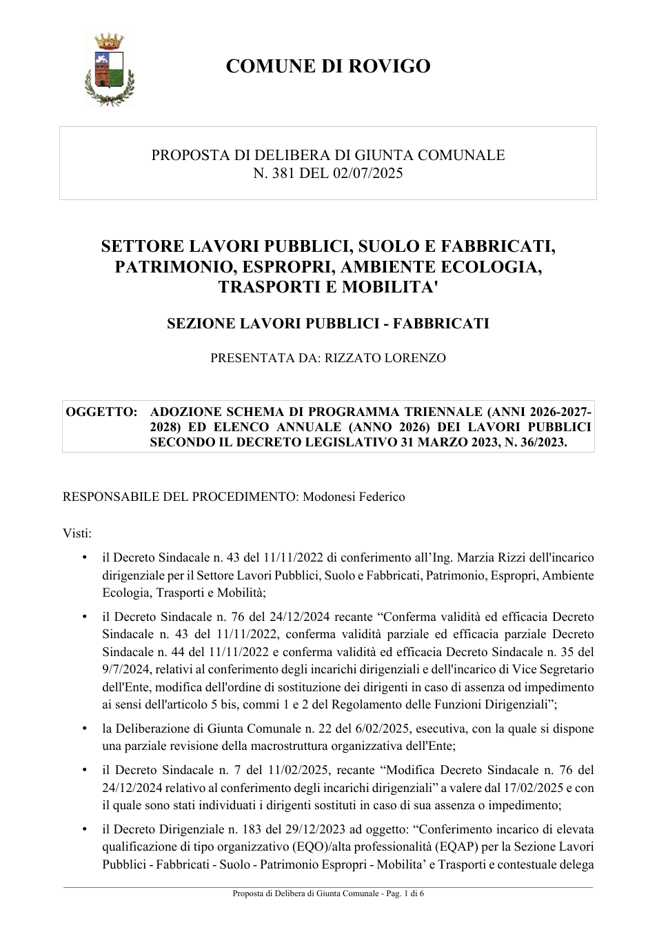 Pagina 1 del documento
