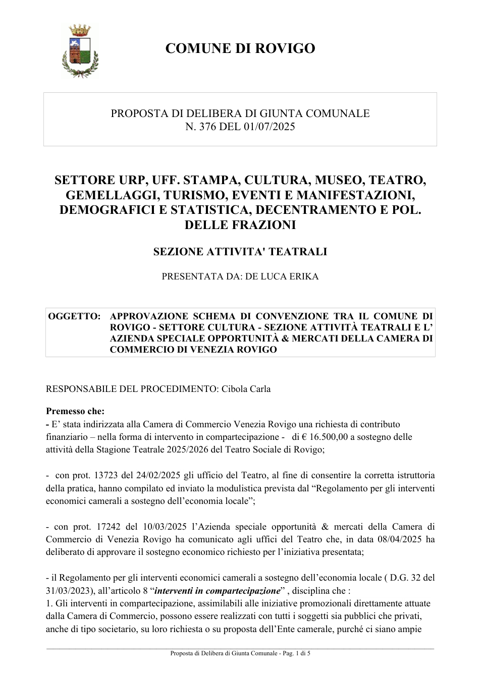 Pagina 1 del documento