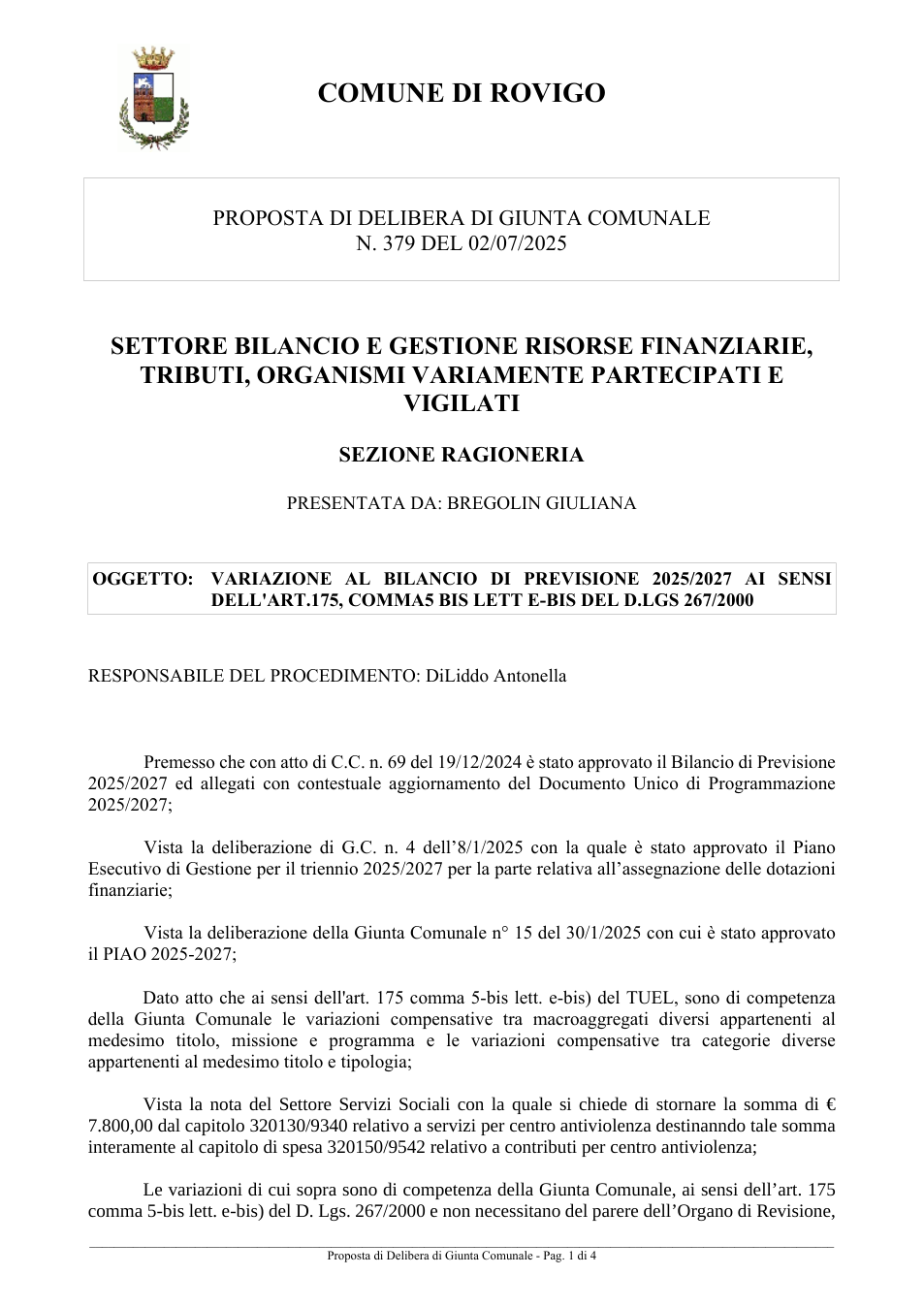 Pagina 1 del documento