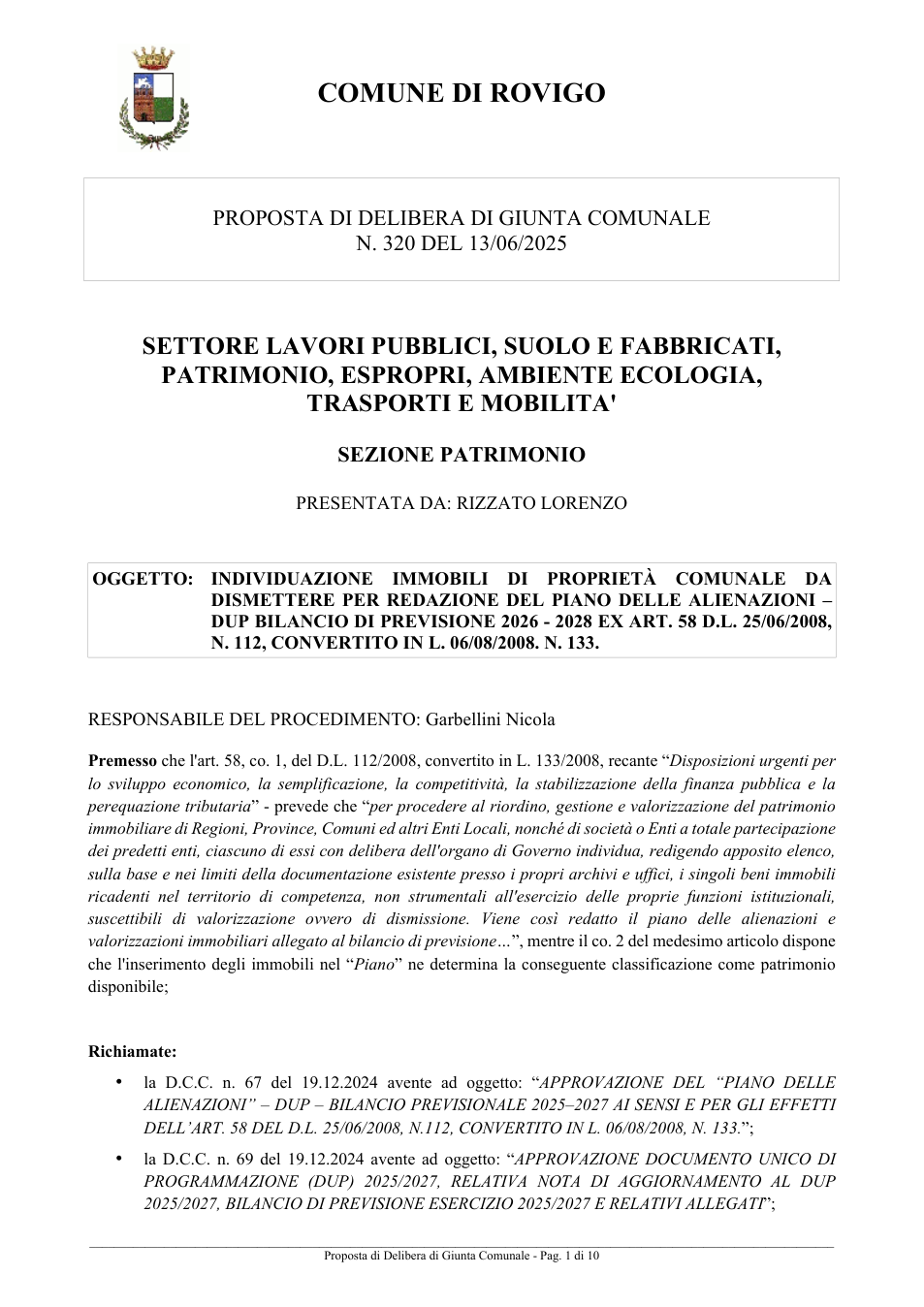 Pagina 1 del documento
