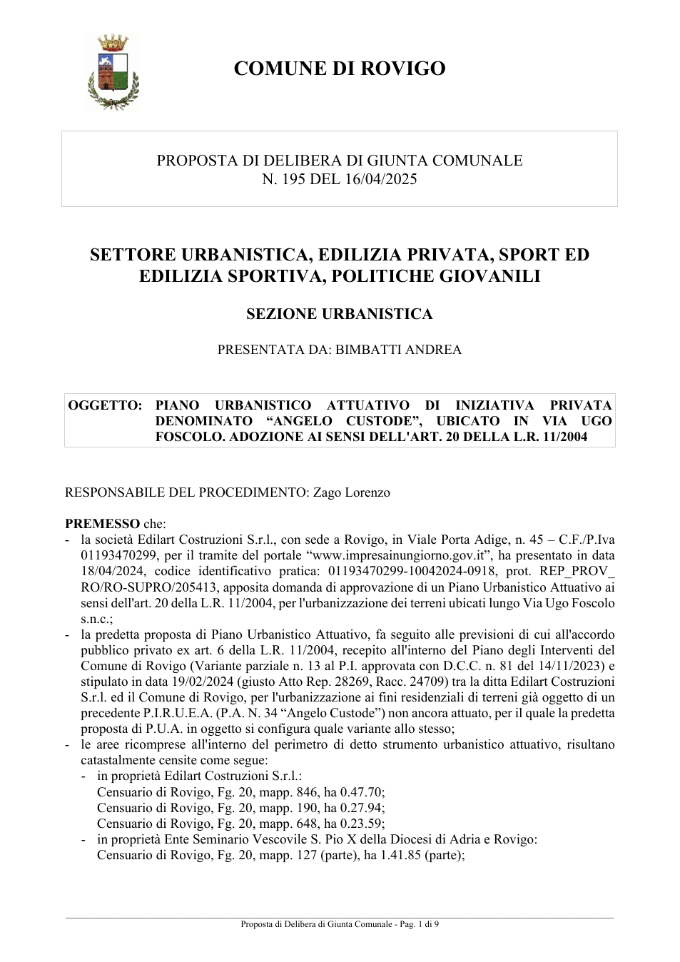 Pagina 1 del documento