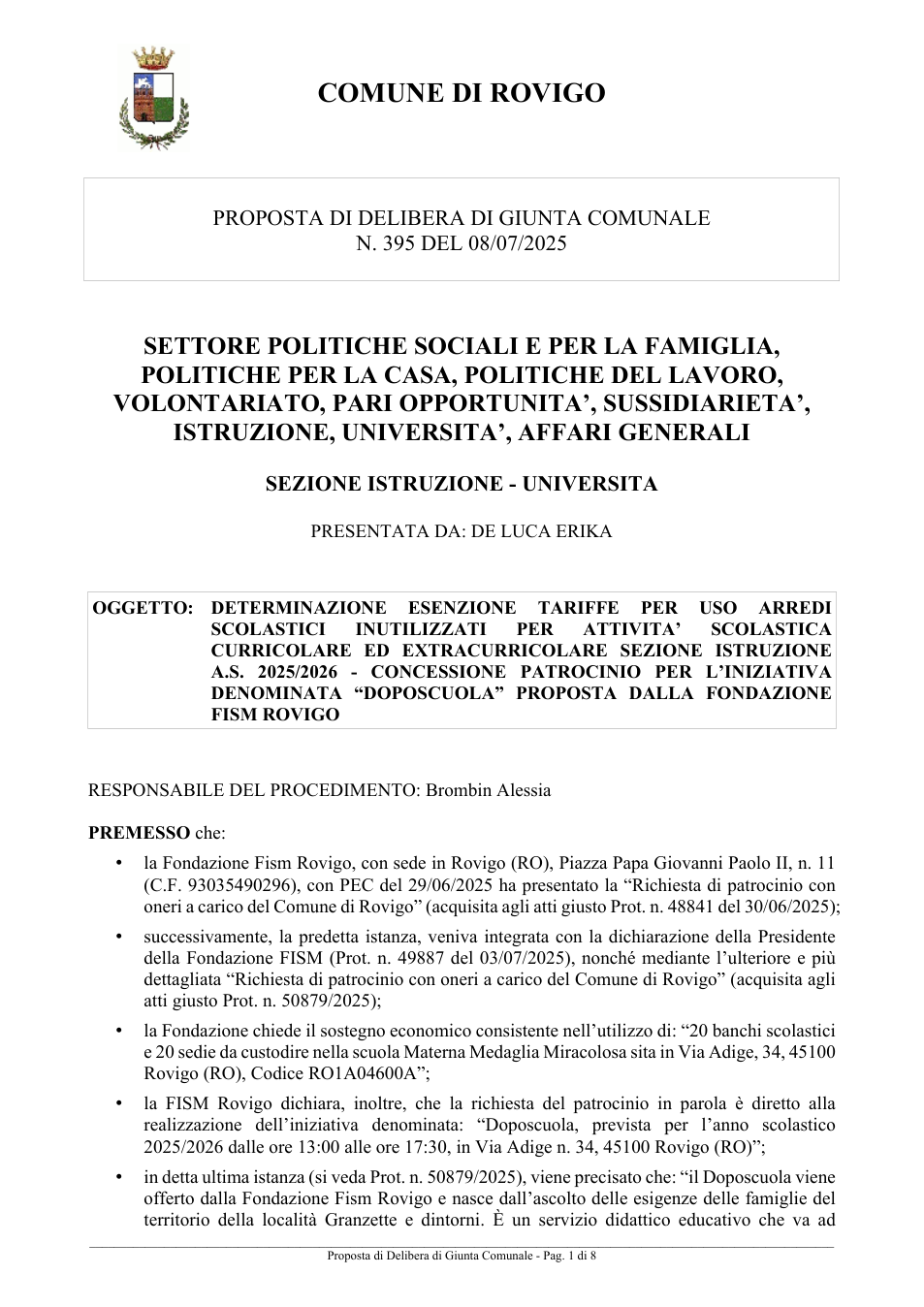 Pagina 1 del documento
