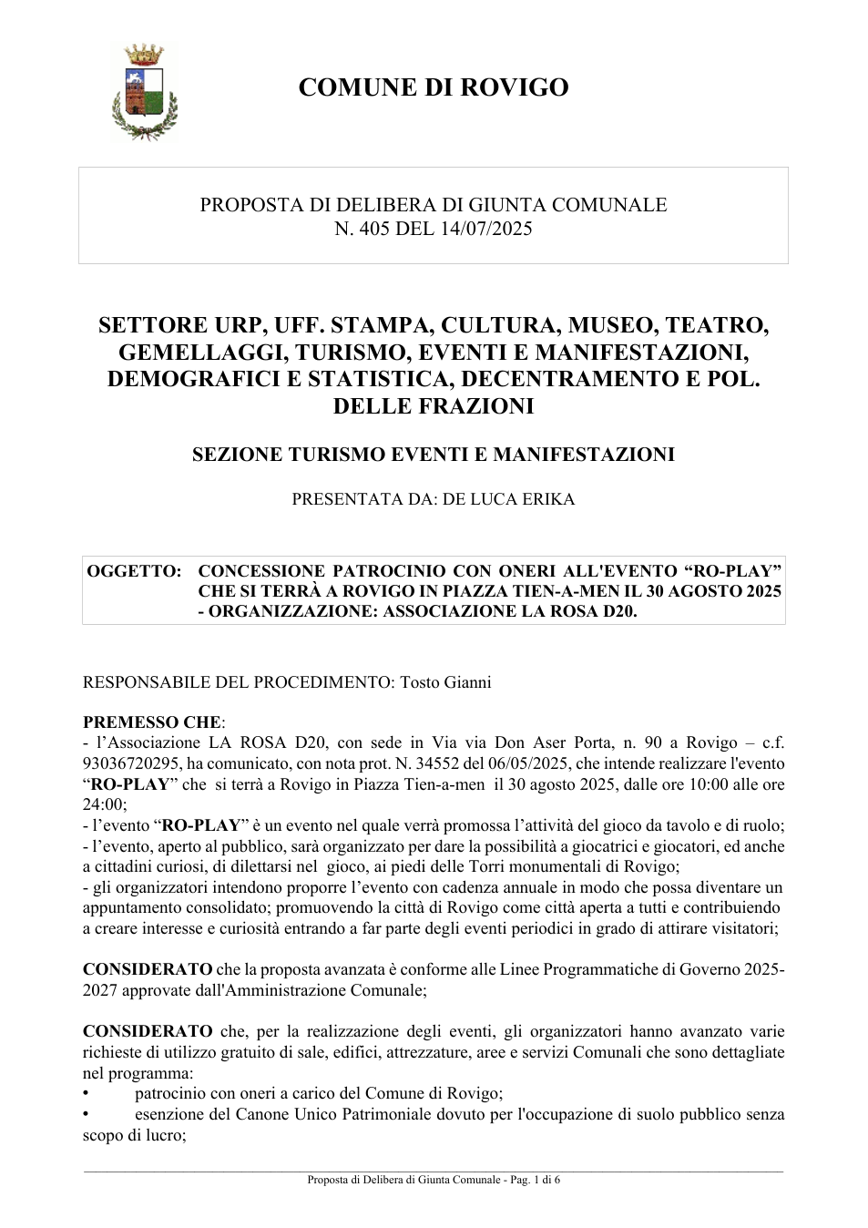 Pagina 1 del documento