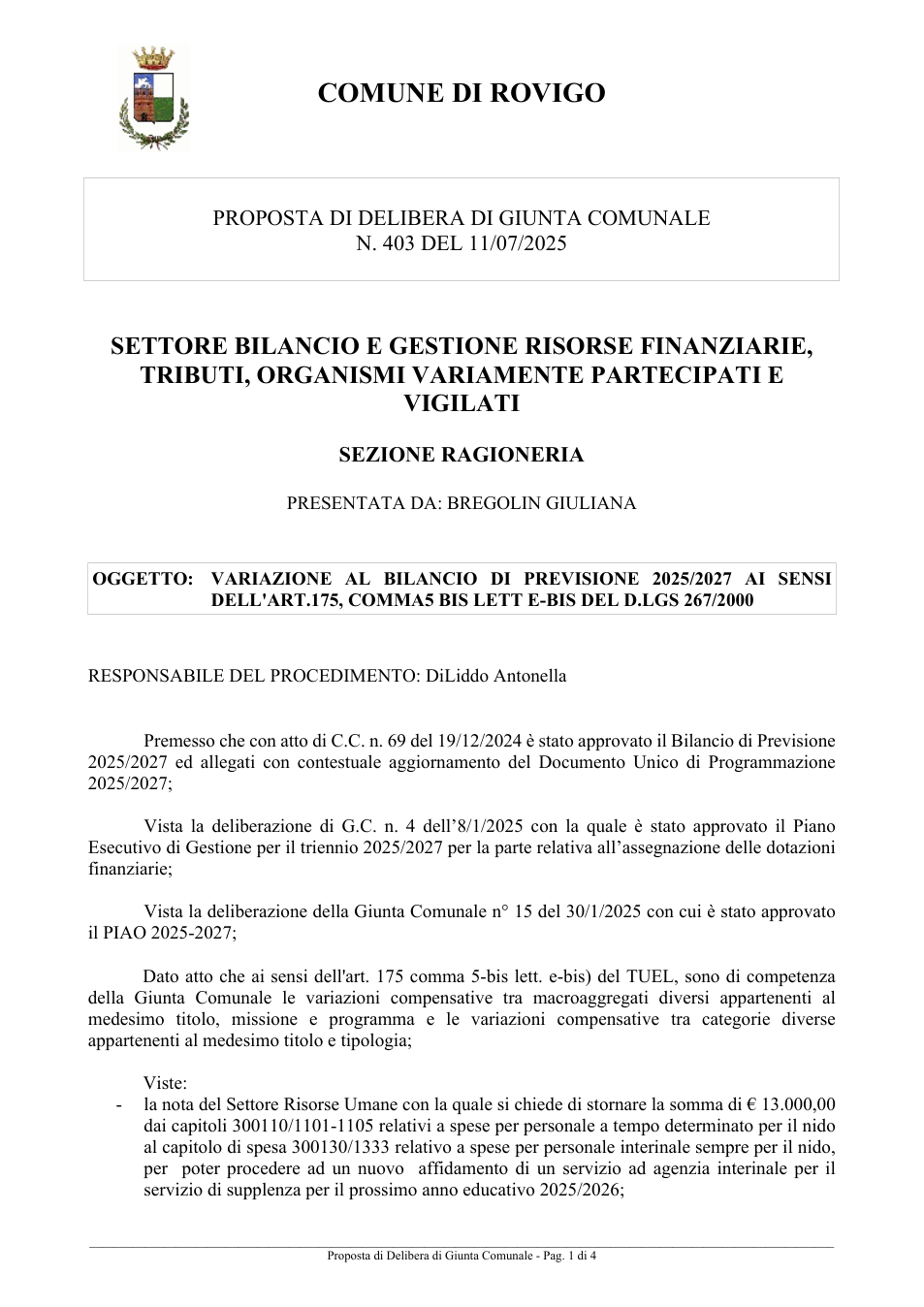 Pagina 1 del documento