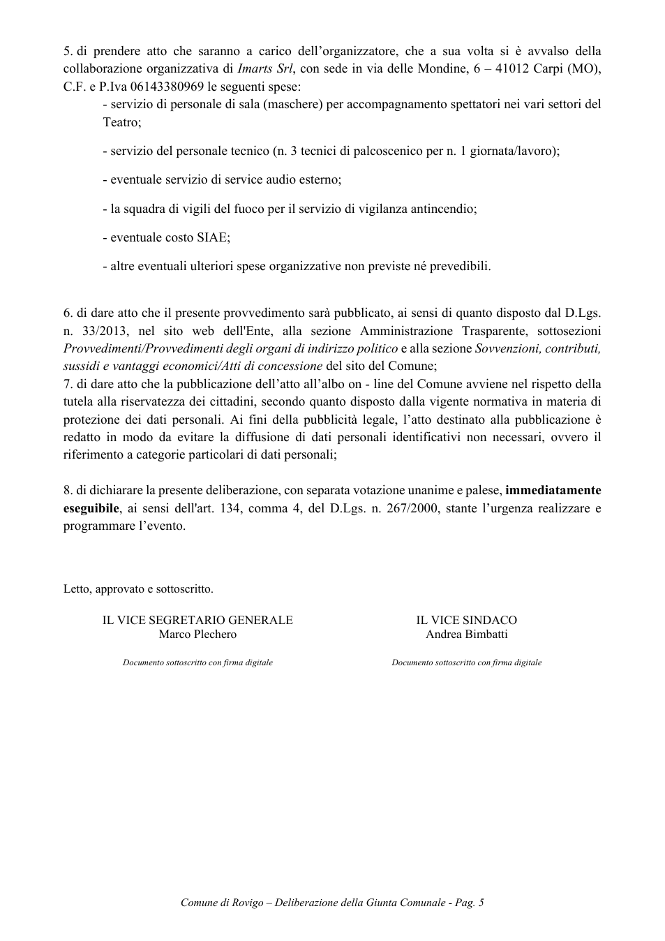 Pagina 5 del documento