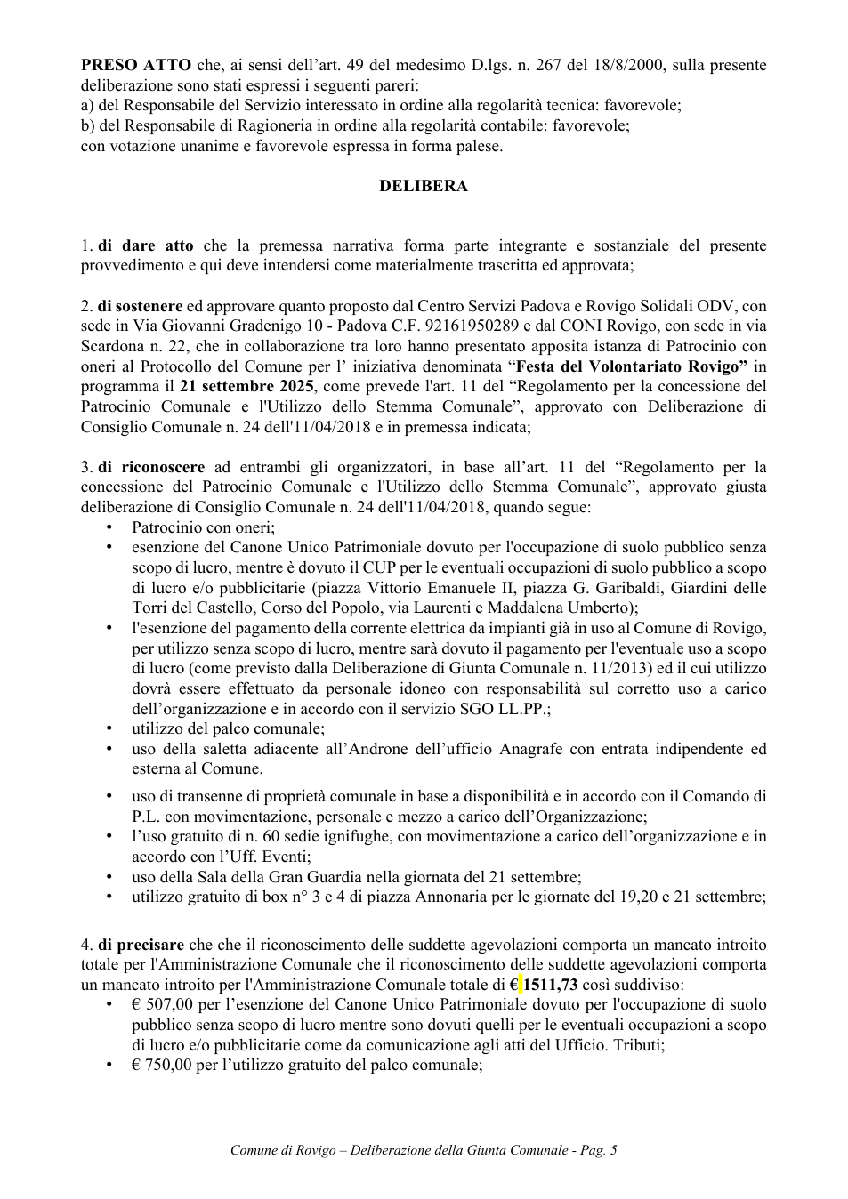 Pagina 5 del documento