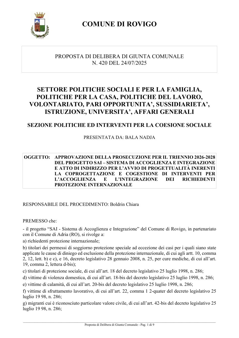 Pagina 1 del documento