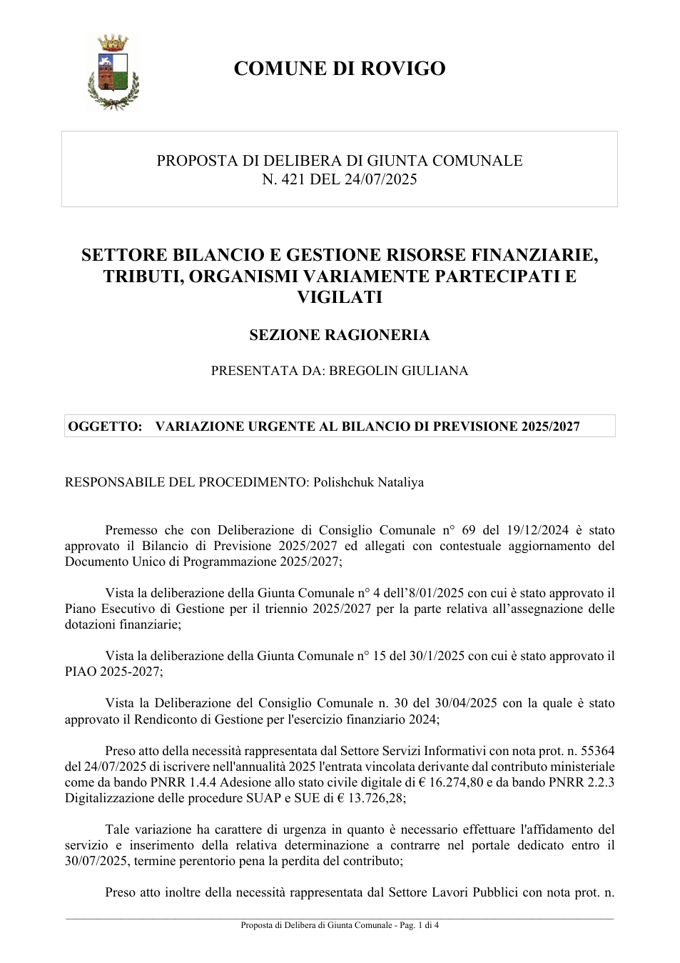 Pagina 1 del documento