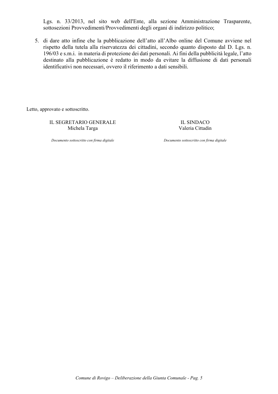 Pagina 5 del documento
