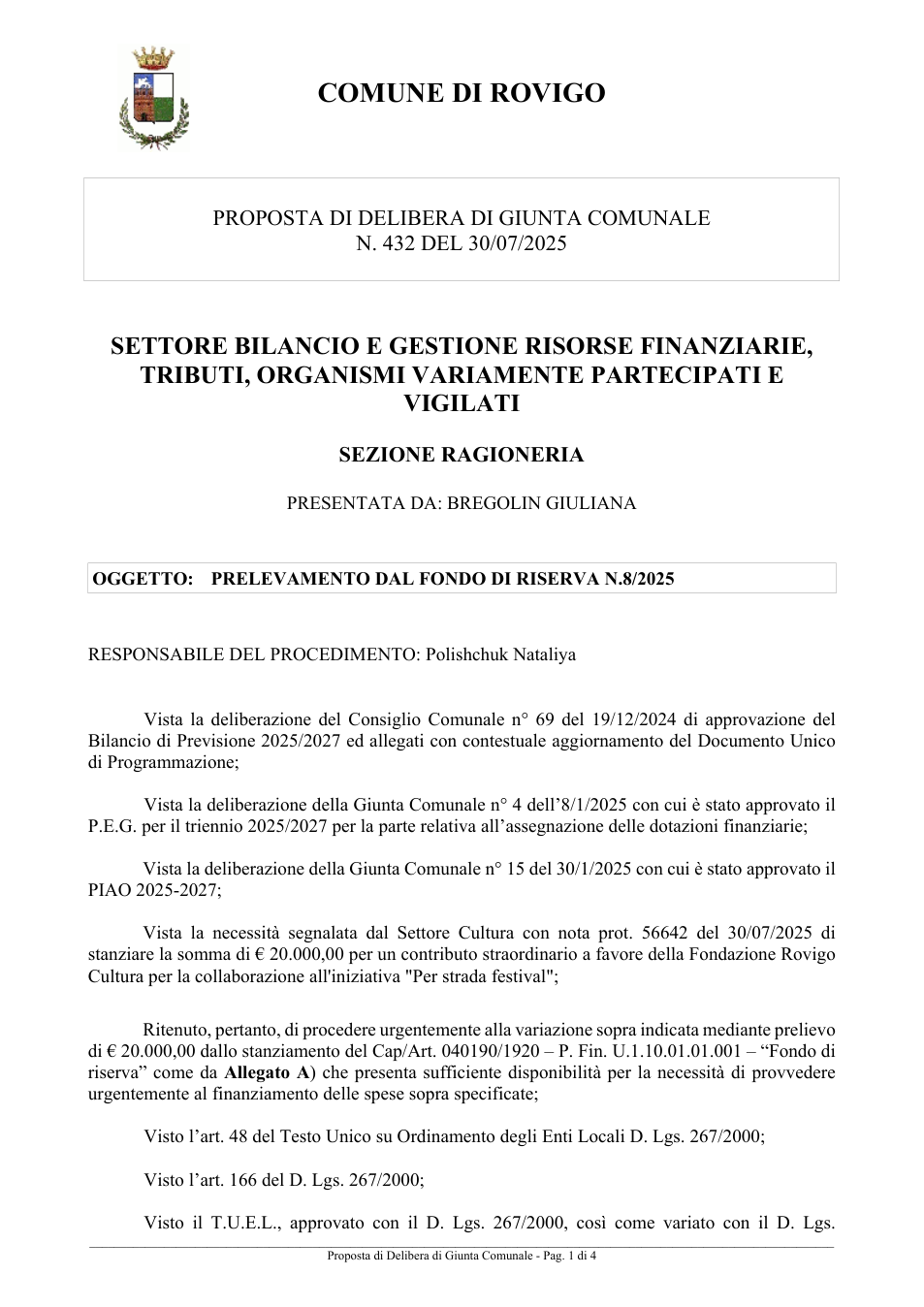 Pagina 1 del documento