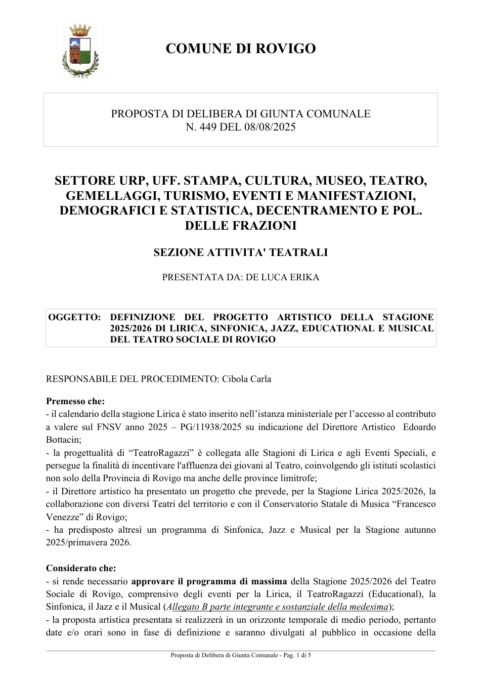 Pagina 1 del documento