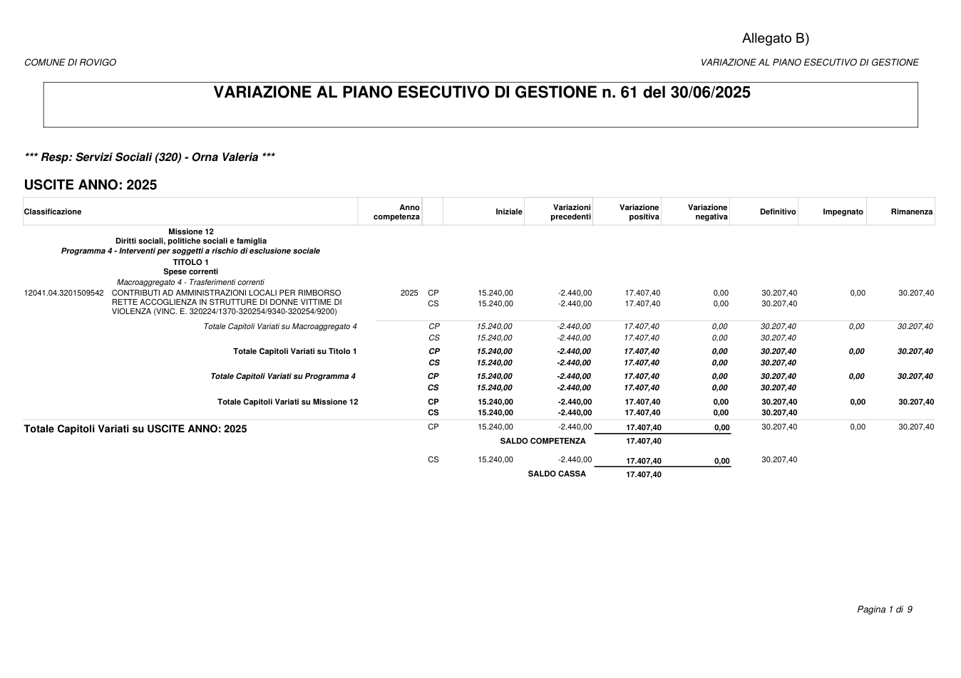 Pagina 1 del documento