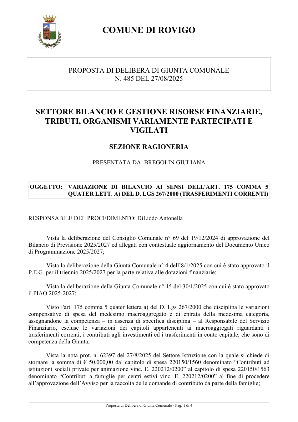 Pagina 1 del documento