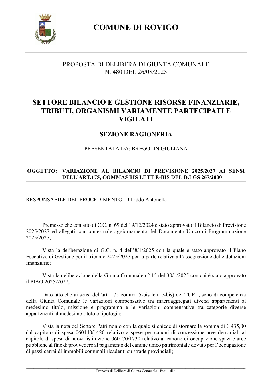 Pagina 1 del documento
