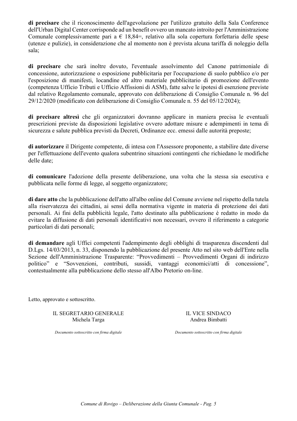 Pagina 5 del documento