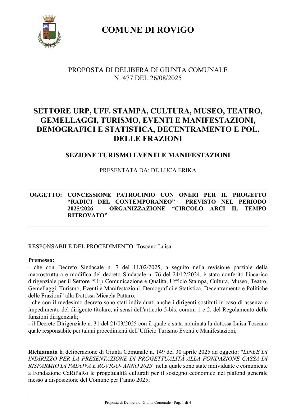 Pagina 1 del documento